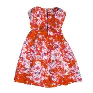 ZARA Trafaluc Strapless Mini Dress Size M Tube Sleeveless